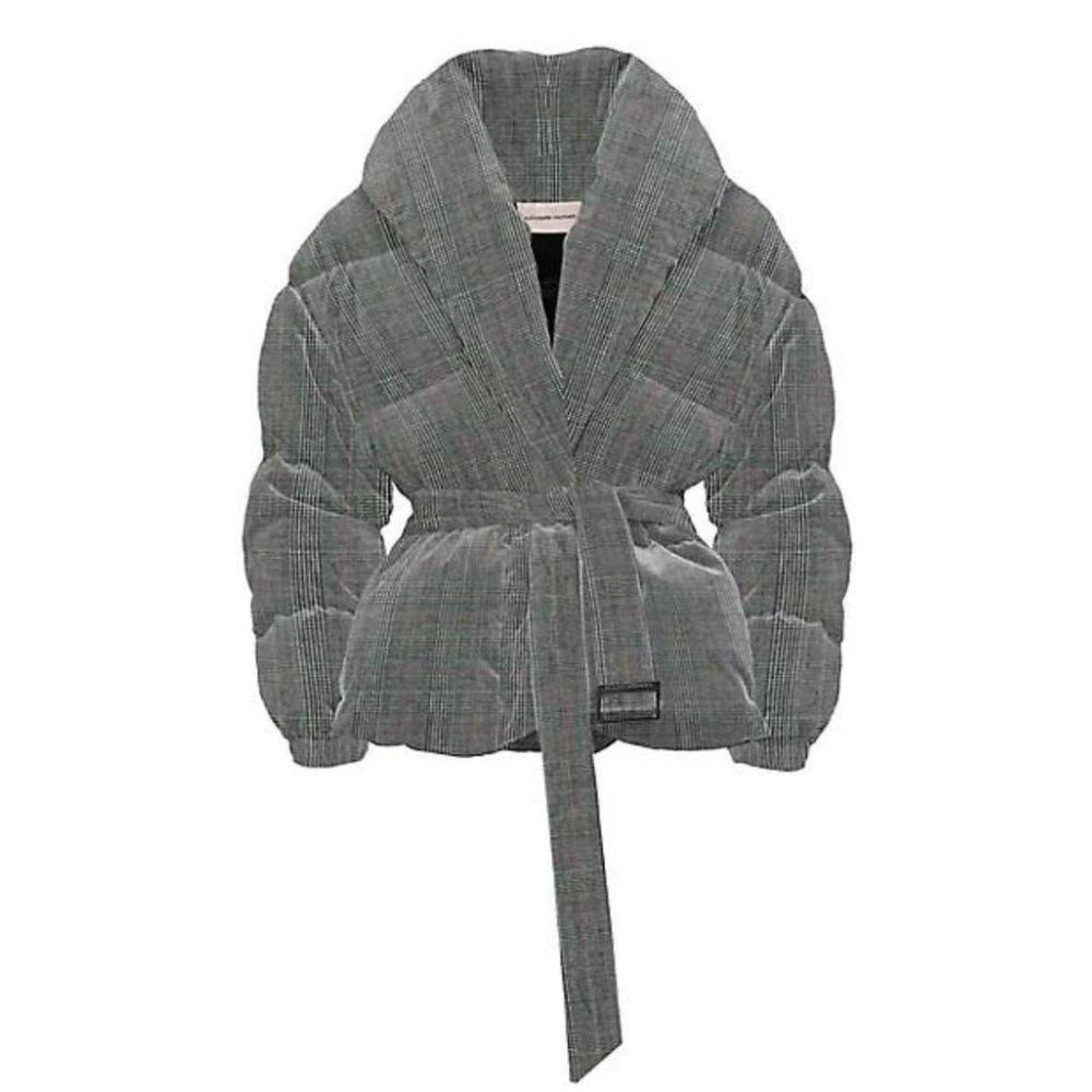 Alexandre Vauthier - Checked Stretch-Wool Puffer Jacket - FR 38